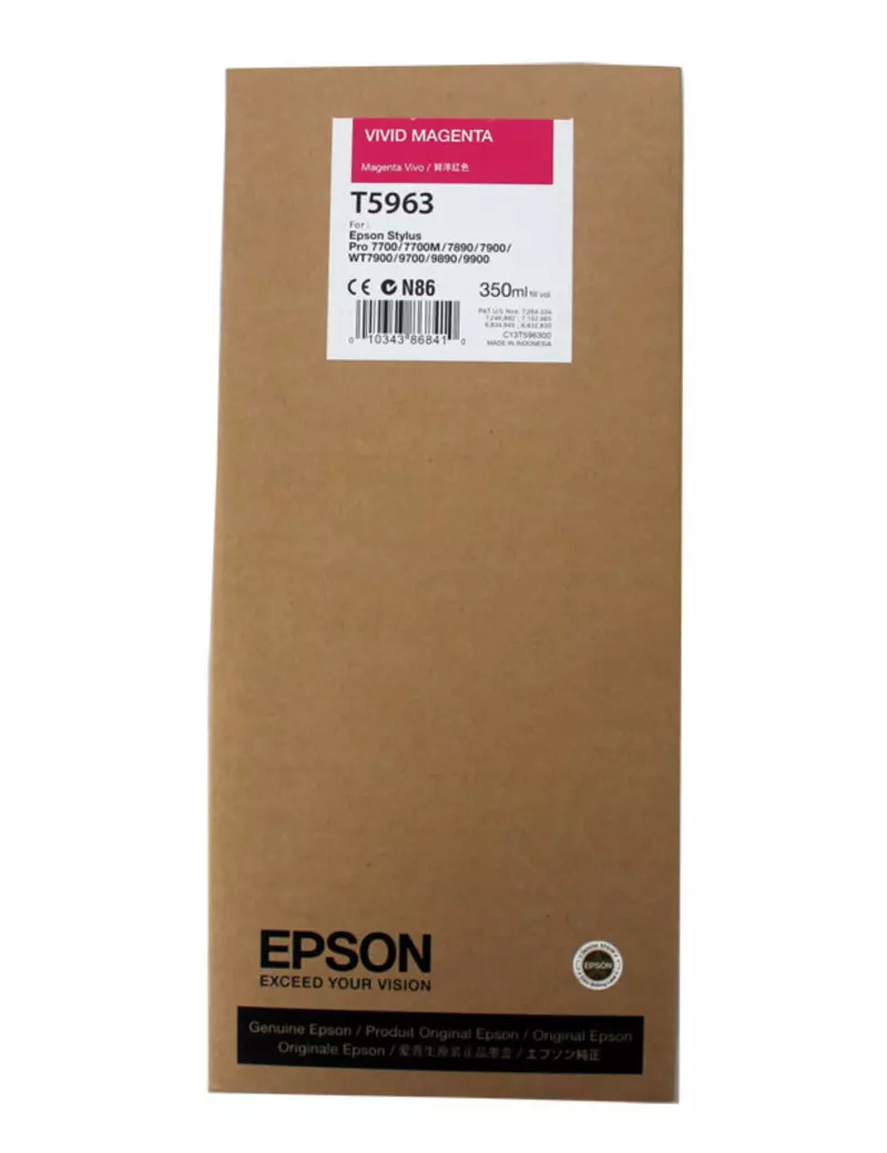 Cartuccia Originale Epson T596300 (Magenta 350 ml)