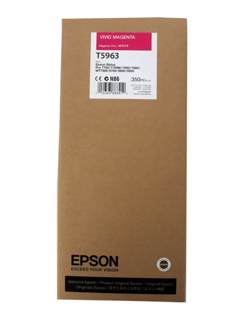 Cartuccia Originale Epson T596300 (Magenta 350 ml) Cartuccia Originale Epson T596300 (Magenta 350 ml)