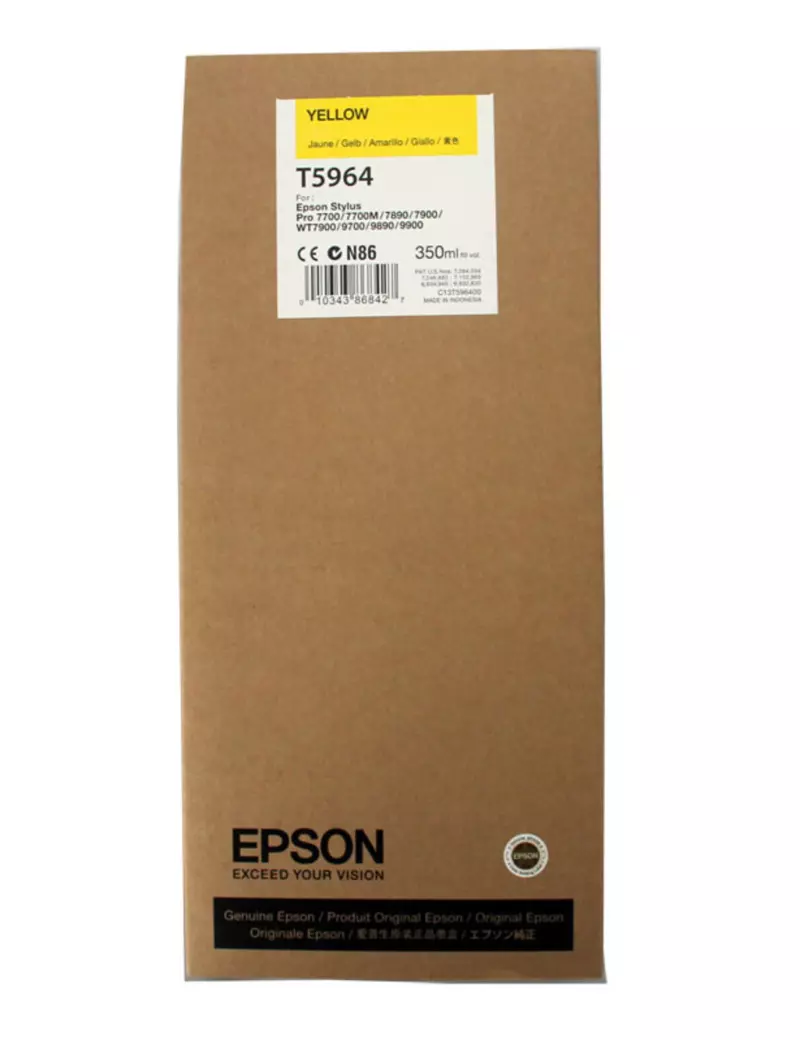 Cartuccia Originale Epson T596400 (Giallo 350 ml) Cartuccia Originale Epson T596400 (Giallo 350 ml)