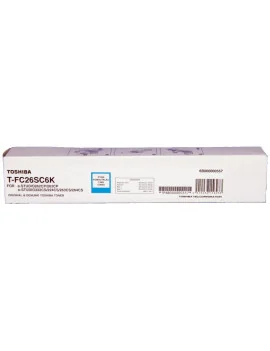 Toner Originale Toshiba T-FC26SC6K 6B000000557 (Ciano 6000 pagine)
