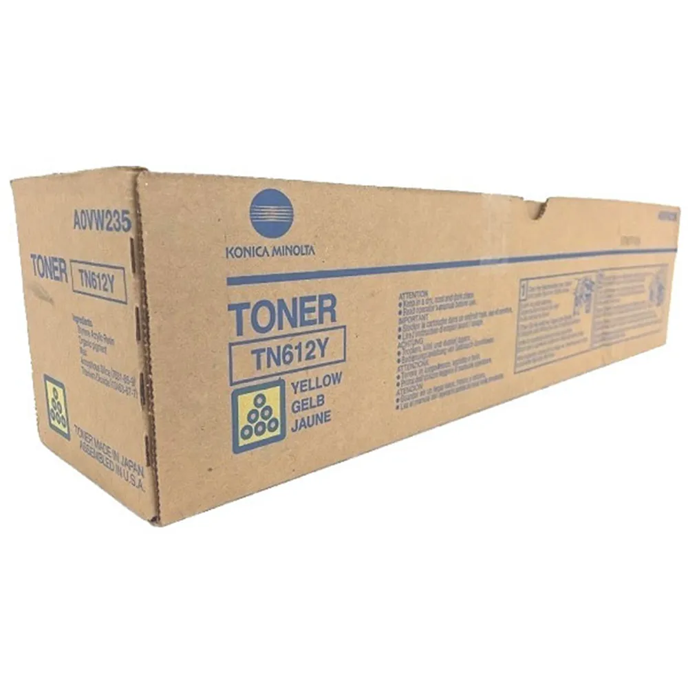Toner Originale Konica Minolta TN-612Y A0VW250 (Giallo 25000 pagine)