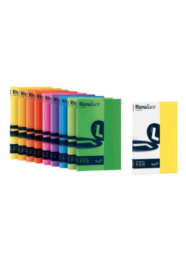 Cartoncino in Rismette Favini - Colori Forti - A4 - 200 g - Azzurro (Risma 50)