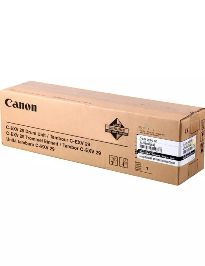 Tamburo Originale Canon C-EXV29drumm 2779B003 (Ciano, Magenta e Giallo 59000 pagine) Tamburo Originale Canon C-EXV29drumm 2779B003 (Ciano, Magenta e Giallo 59000 pagine)