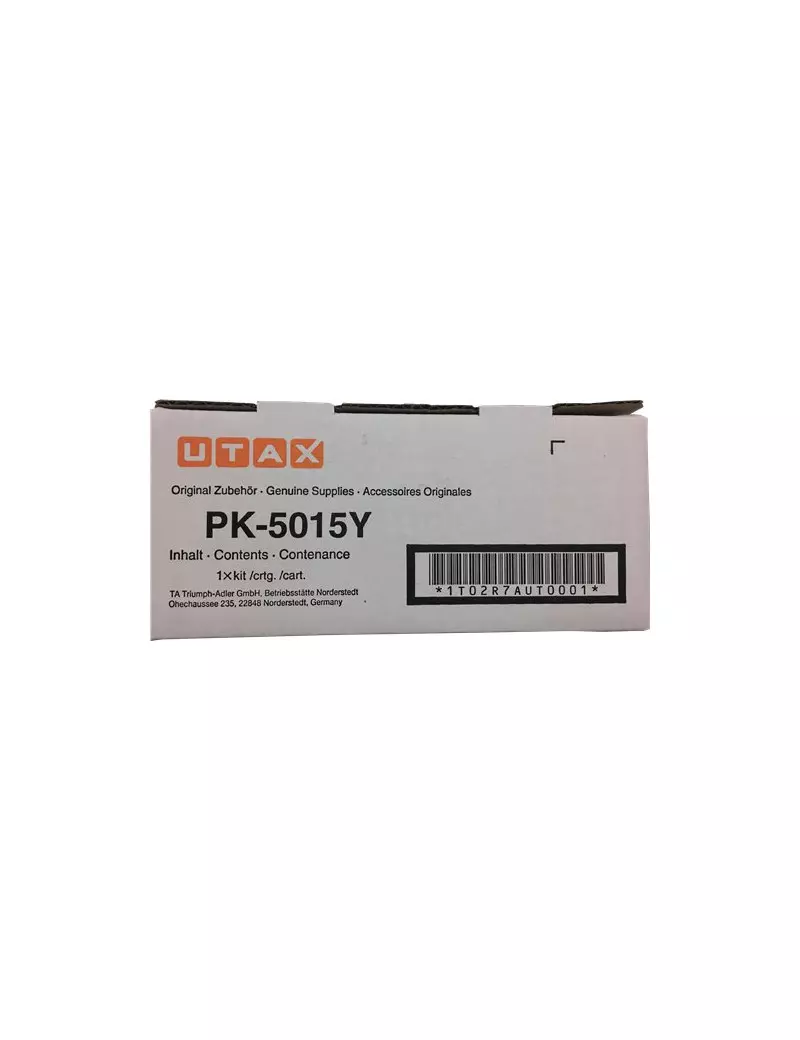 Toner Originale Utax PK-5015Y 1T02R7AUT0 (Giallo 3000 pagine) Toner Originale Utax PK-5015Y 1T02R7AUT0 (Giallo 3000 pagine)