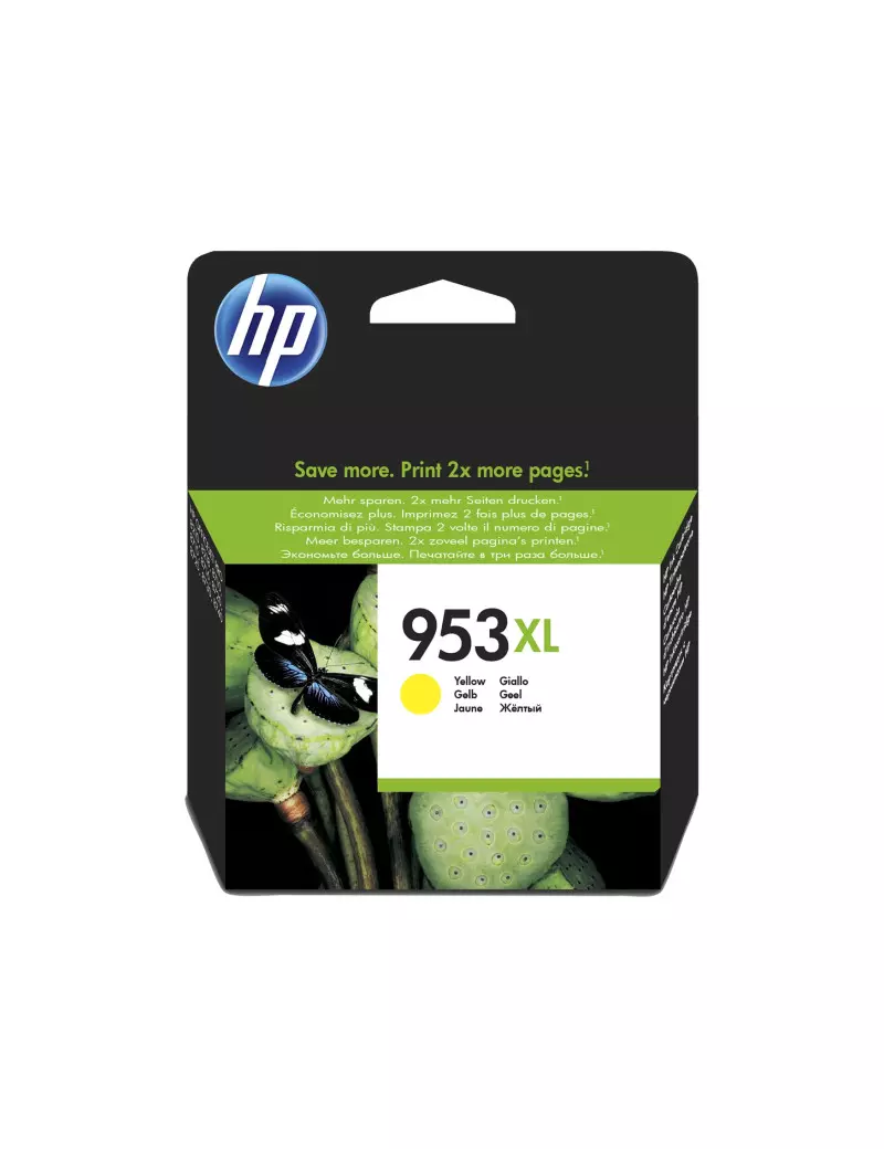 Cartuccia Originale HP F6U18AE 953XL (Giallo 1600 pagine) Cartuccia Originale HP F6U18AE 953XL (Giallo 1600 pagine)