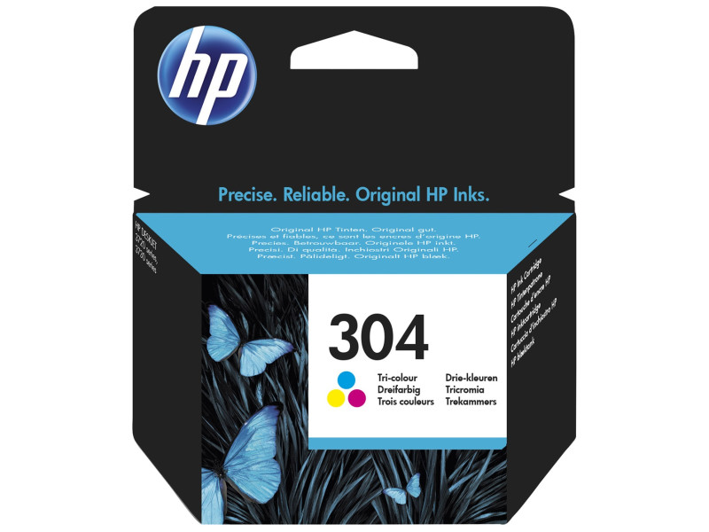 Cartuccia Originale HP N9K05AE 304 (Colori 100 pagine) Cartuccia Originale HP N9K05AE 304 (Colori 100 pagine)