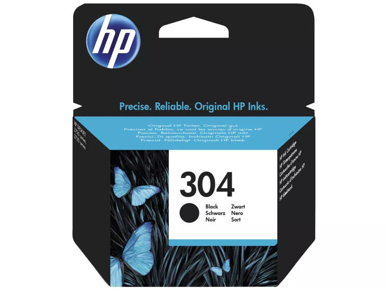 Cartuccia Originale HP N9K06AE 304 (Nero 120 pagine)