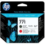 Testina di Stampa Originale HP CE017A 771 (Nero Opaco/Rosso 775 pagine)