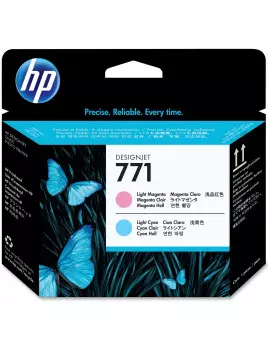 Testina di Stampa Originale HP CE019A 771 (Ciano Chiaro/Magenta Chiaro 775 pagine)