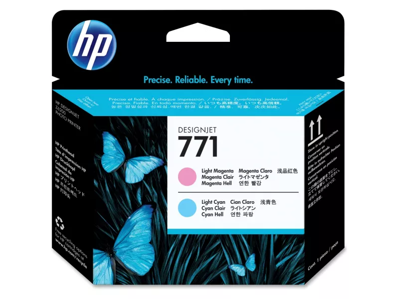 Testina di Stampa Originale HP CE019A 771 (Ciano Chiaro/Magenta Chiaro 775 pagine)