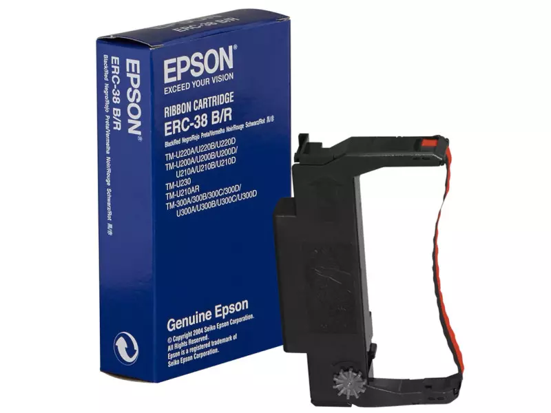 Nastro Originale Epson S015376 (Nero/Rosso) Nastro Originale Epson S015376 (Nero/Rosso)