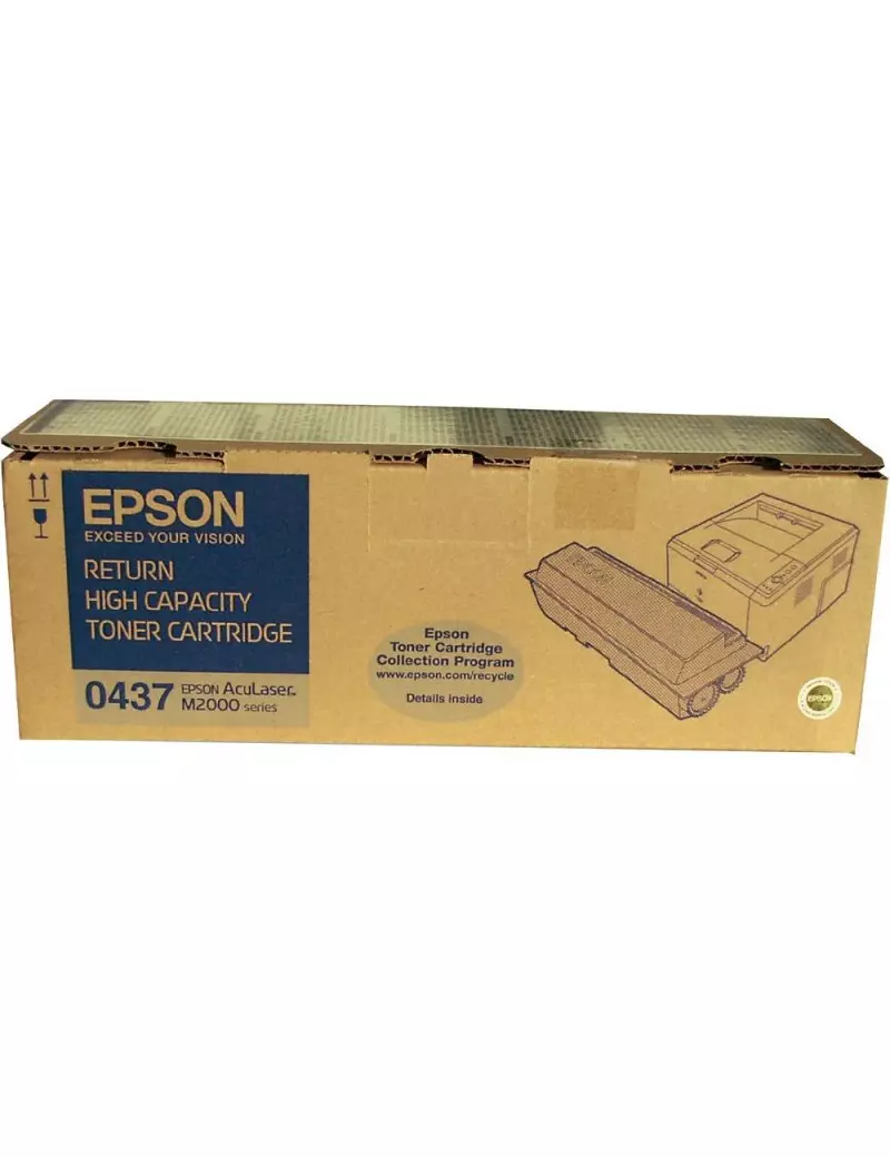 Toner Originale Epson S050437 (Nero 8000 pagine)