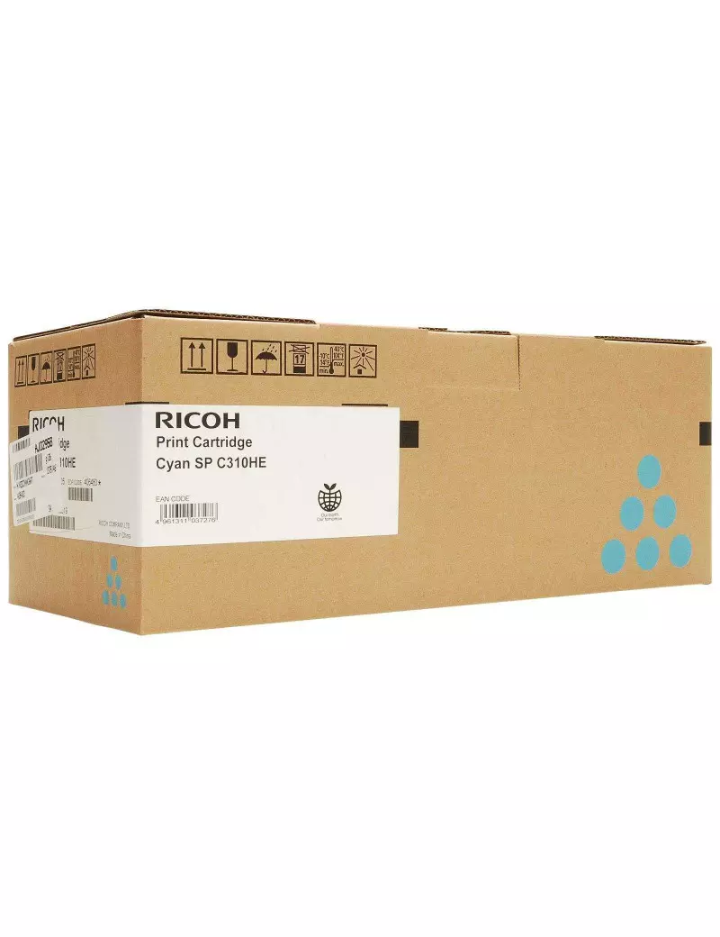 Toner Originale Ricoh 406349 SP C310sc (Ciano 2500 pagine) Toner Originale Ricoh 406349 SP C310sc (Ciano 2500 pagine)