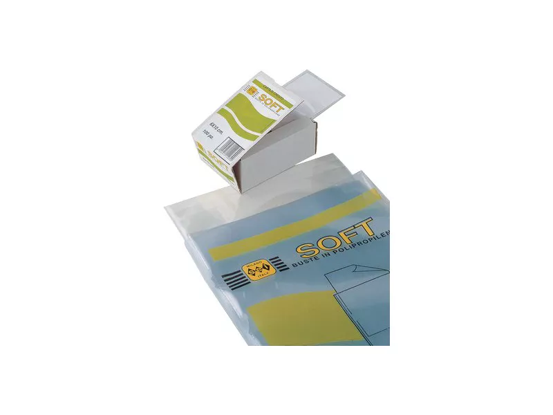 Busta Soft Sei Rota - 6x10 cm - 650610 (Trasparente Conf. 100) Busta Soft Sei Rota - 6x10 cm - 650610 (Trasparente Conf. 100)