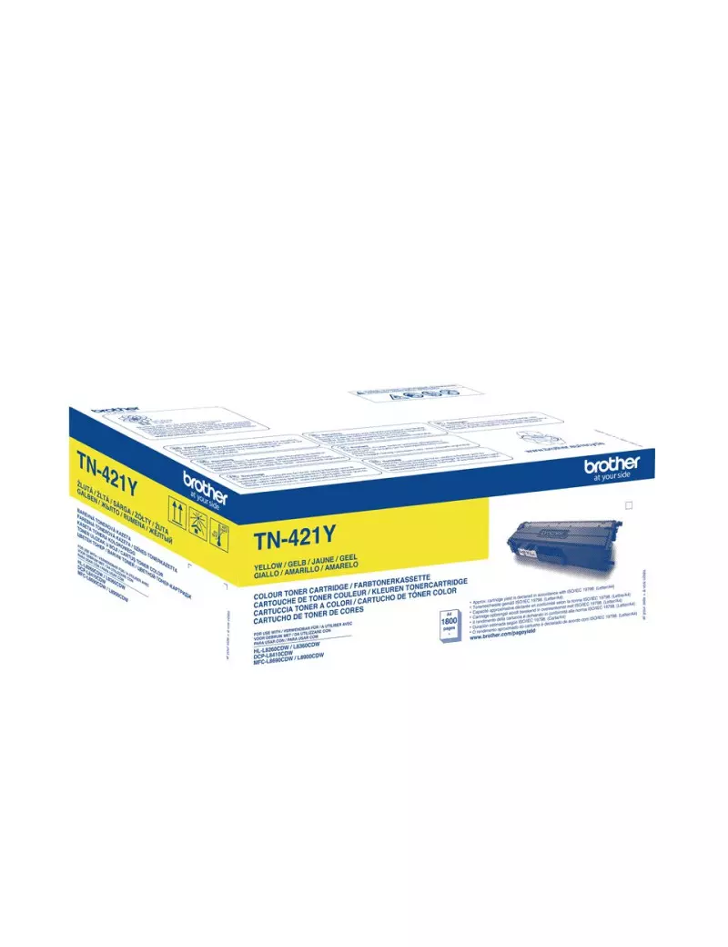 Toner Originale Brother TN-421Y (Giallo 1800 pagine) Toner Originale Brother TN-421Y (Giallo 1800 pagine)