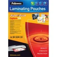 Pouches SuperQuick Fellowes - 125 Micron (Conf. 100)
