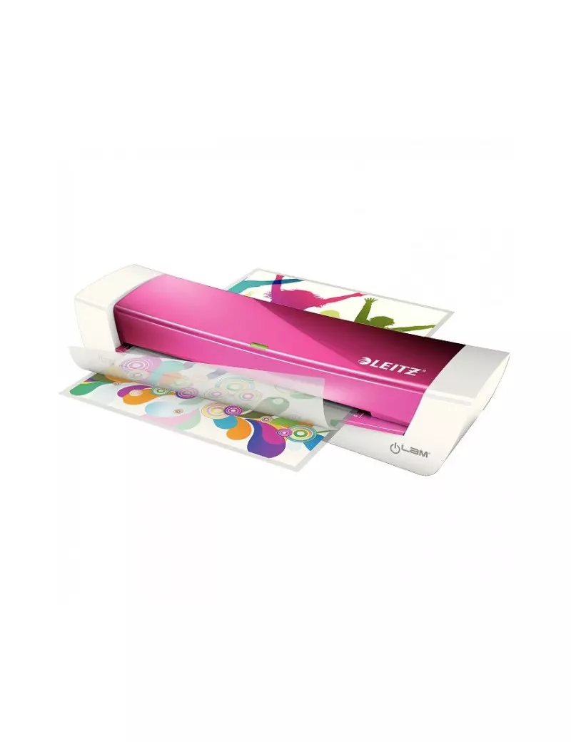 Plastificatrice iLam Home Office Leitz - A4 - 73680023 (Fucsia Metallizzato) Plastificatrice iLam Home Office Leitz - A4 - 73680023 (Fucsia Metallizzato)
