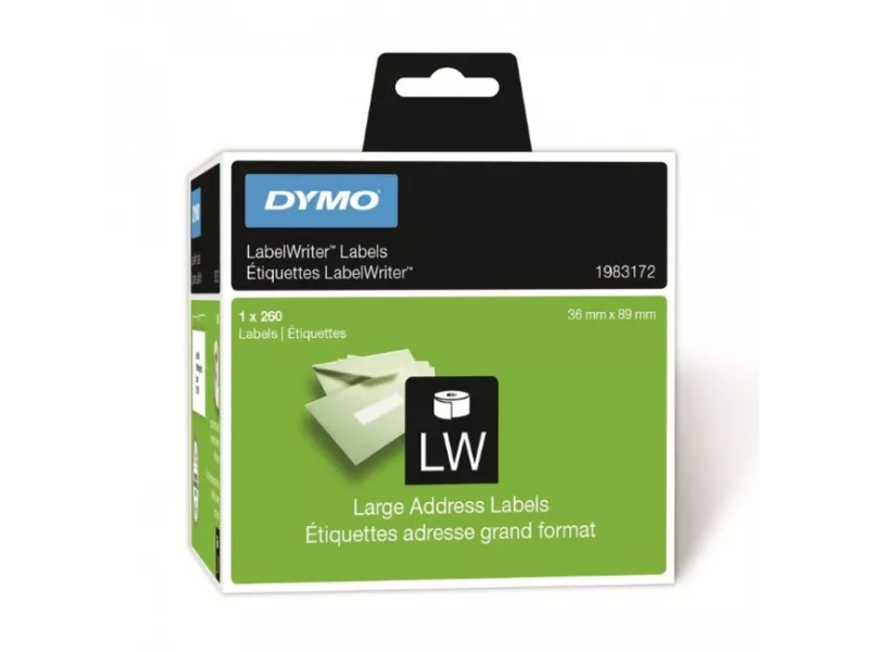 Etichette per Dymo LabelWriter - Permanenti - 36x89 mm - Bianco Etichette per Dymo LabelWriter - Permanenti - 36x89 mm - Bianco