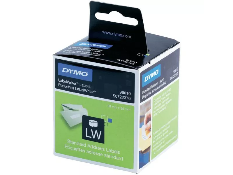 Etichette per Dymo LabelWriter - Permanenti - 28x89 mm - Bianco Etichette per Dymo LabelWriter - Permanenti - 28x89 mm - Bianco
