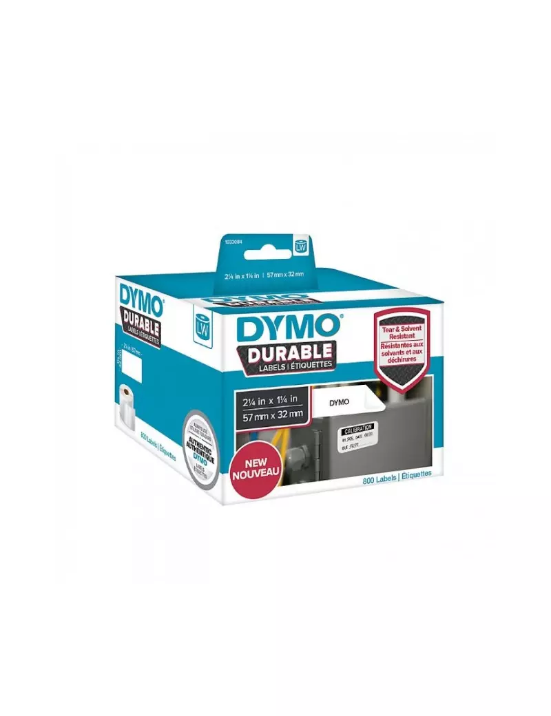 Etichette Dymo Label Writer Durable - 57x32 mm Etichette Dymo Label Writer Durable - 57x32 mm