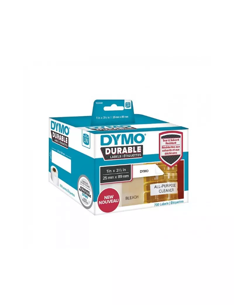 Etichette Dymo Label Writer Durable - 25x89 mm (Conf. 2) Etichette Dymo Label Writer Durable - 25x89 mm (Conf. 2)