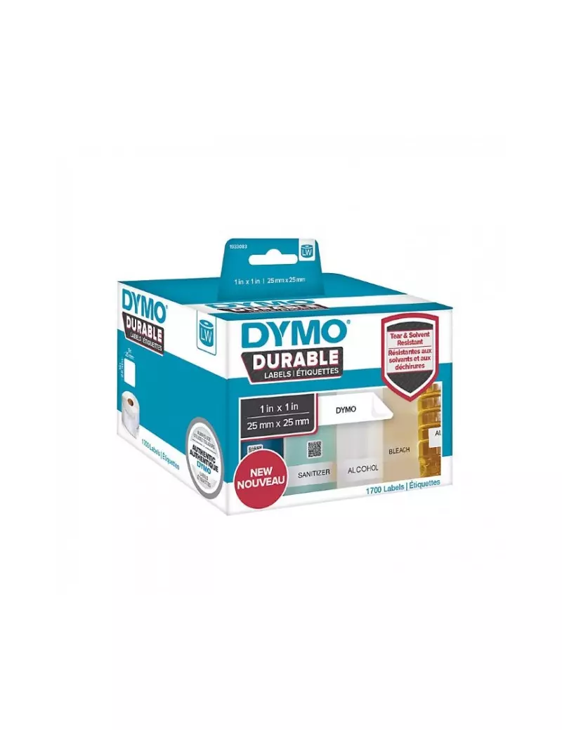 Etichette Dymo Label Writer Durable - 25x25 mm (Conf. 2) Etichette Dymo Label Writer Durable - 25x25 mm (Conf. 2)