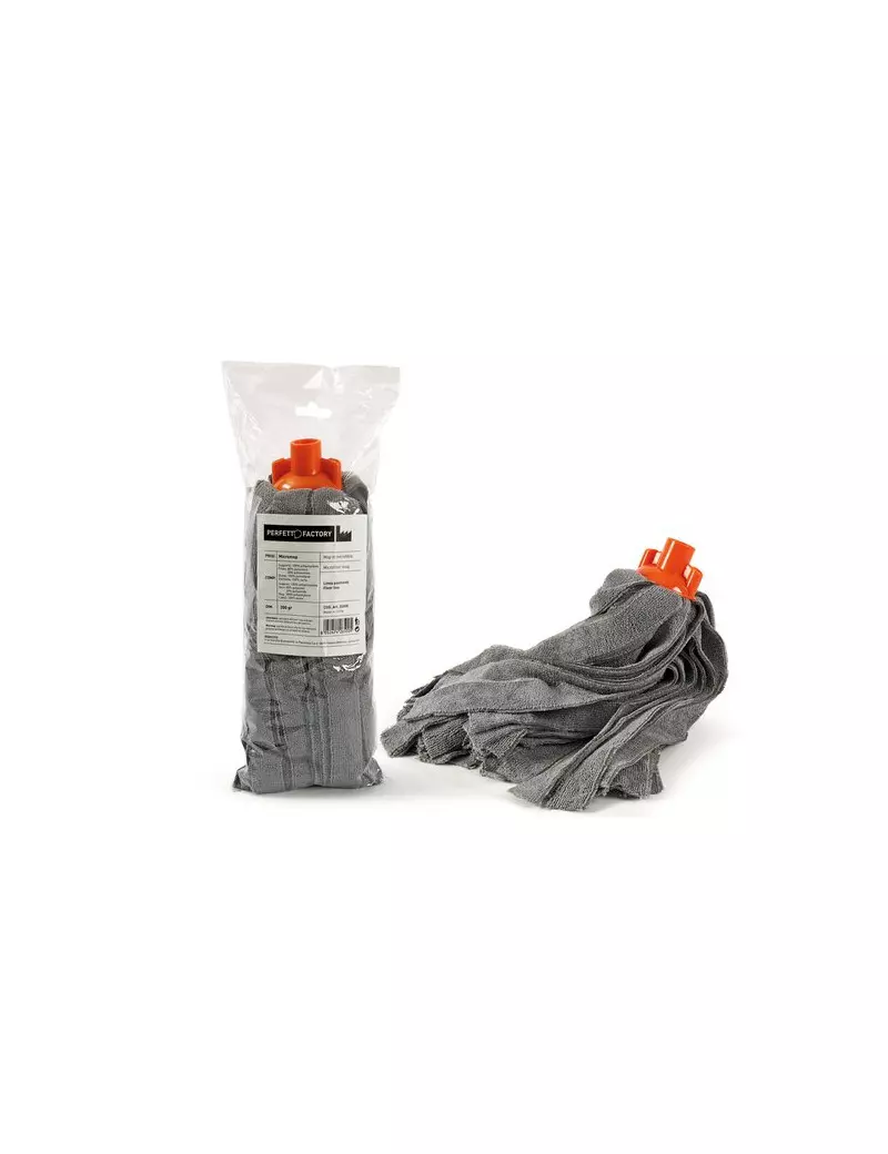 Mop Assorbente La Piacentina - Mop per Pavimenti - Microfibra - 35 cm - 200 g Mop Assorbente La Piacentina - Mop per Pavimenti - Microfibra - 35 cm - 200 g