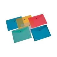 Busta con Bottone Pull King Mec - A4 - PPL - 00111318 (Trasparente Conf. 5)