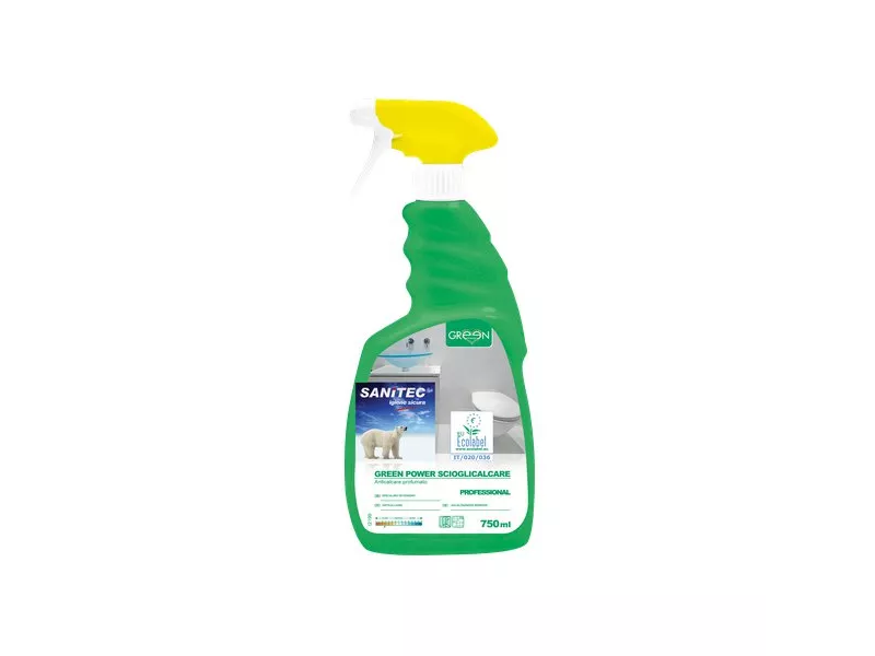 Detergente Ecologico Sciogli Calcare per Bagni Sanitec - 750 ml (Conf. 6) Detergente Ecologico Sciogli Calcare per Bagni Sanitec - 750 ml (Conf. 6)
