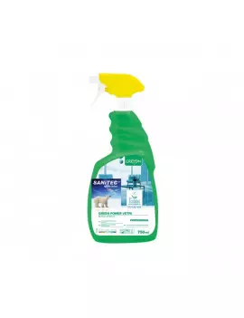 Detergente Ecologico per Vetri Specchi e Superfici Sanitec - 750 ml (Conf. 6)