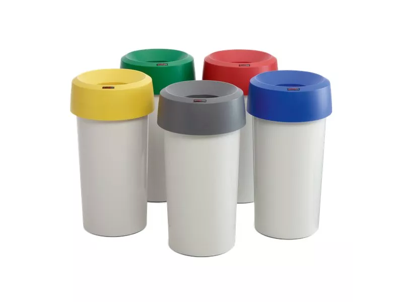 Cestino Modo Round Rotho - 38x73 cm - Grigio Chiaro Cestino Modo Round Rotho - 38x73 cm - Grigio Chiaro