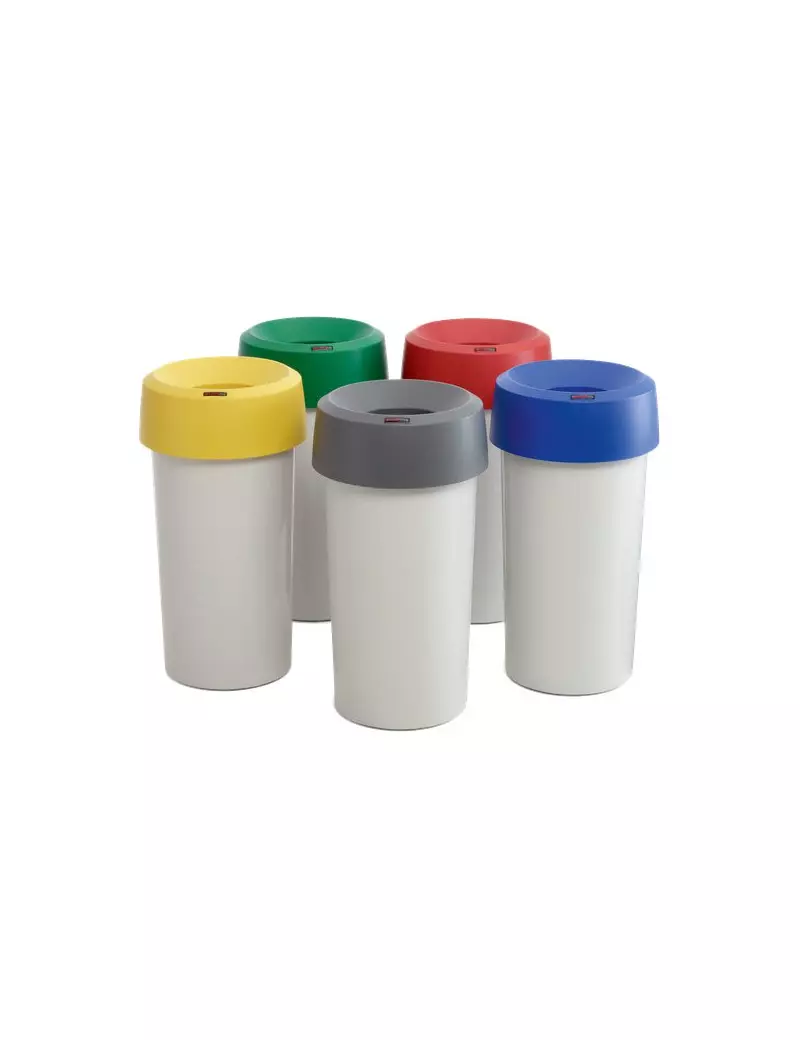 Cestino Modo Round Rotho - 38x73 cm - Grigio Chiaro Cestino Modo Round Rotho - 38x73 cm - Grigio Chiaro