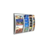 Modulo a 4 Tasche per Espositori da Muro Quick Fit System Paperflow - A4 - 40,9x9,5x65 cm