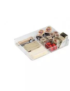 Organizer Cassetto 6 Scomparti Coffee Point Durable - 7,9x7,9x10 cm