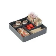 Vassoio Porta Accessori 5 Comparti Coffee Point Durable - 21x21x4,8 cm