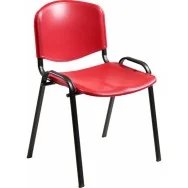 Sedia Collettività Dado Unisit - Rosso - D5PS/2/RO (Conf. 2)