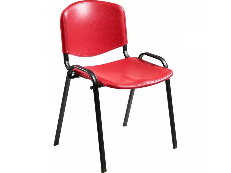 Sedia Collettività Dado Unisit - Rosso - D5PS/2/RO (Conf. 2)