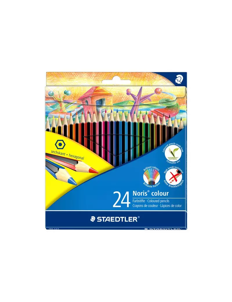 Matite Colorate Noris Colors Staedtler (Conf. 24) Matite Colorate Noris Colors Staedtler (Conf. 24)