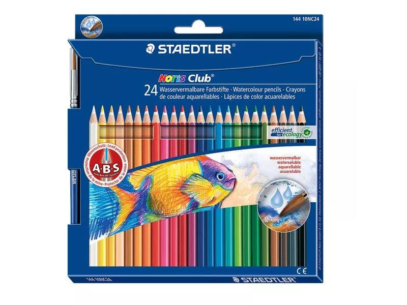 Matite Colorate Acquerellabili Noris Colors Staedtler (Conf. 24)