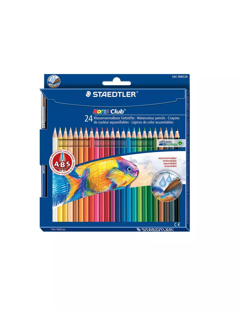 Matite Colorate Acquerellabili Noris Colors Staedtler (Conf. 24)