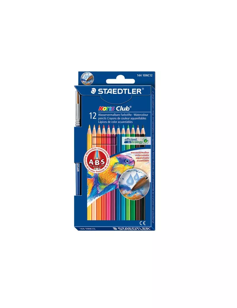 Matite Colorate Acquerellabili Noris Colors Staedtler (Conf. 12)