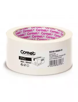 Nastro da Imballo 62240 Comet - 50 mm x 66 m - 62240-00009-01 (Bianco)