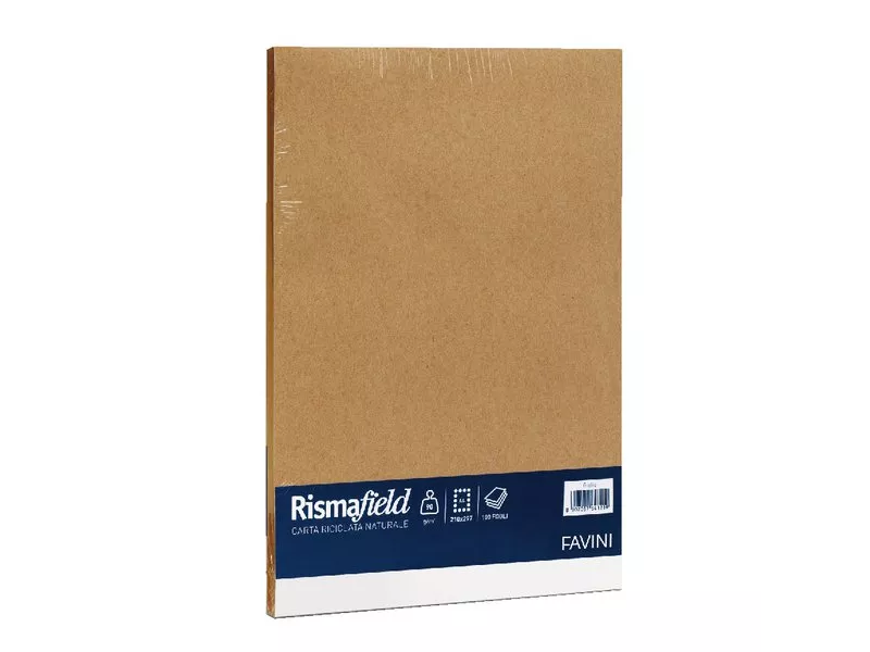 Carta Riciclata Rismafield Favini - A4 - 90 g - A68Y104 (Nocciola Conf. 100)