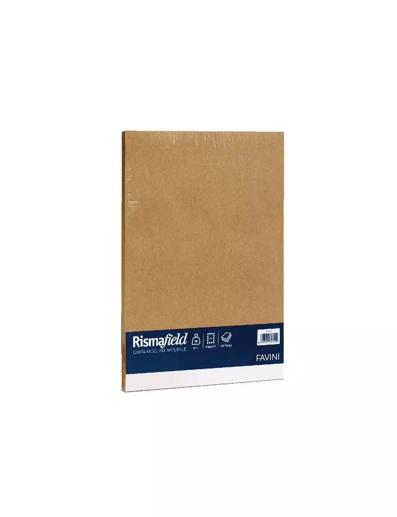 Carta Riciclata Rismafield Favini - A4 - 90 g - A68Y104 (Nocciola Conf. 100) Carta Riciclata Rismafield Favini - A4 - 90 g - A68Y104 (Nocciola Conf. 100)