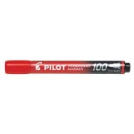 Marcatore Permanente SCA 100 Pilot - Punta Tonda - 1 mm - Rosso (Conf. 12)