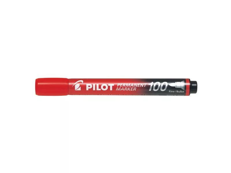 Marcatore Permanente SCA 100 Pilot - Punta Tonda - 1 mm - Rosso (Conf. 12) Marcatore Permanente SCA 100 Pilot - Punta Tonda - 1 mm - Rosso (Conf. 12)