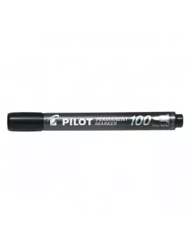 Marcatore Permanente SCA 100 Pilot - Punta Tonda - 1 mm - Nero (Conf. 12)