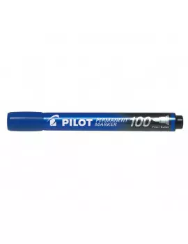 Marcatore Permanente SCA 100 Pilot - Punta Tonda - 1 mm - Blu (Conf. 12)