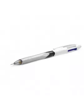 Penna a Sfera a Scatto 4 Colori e Portamine Bic - 1 mm - 942104 (Rosso Blu e Nero)