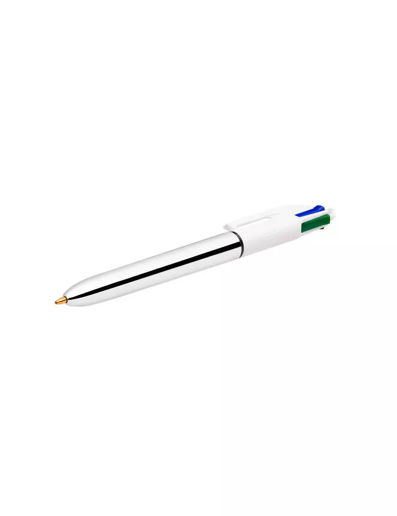 Penna a Sfera 4 Colours Shine Silver - 1 mm